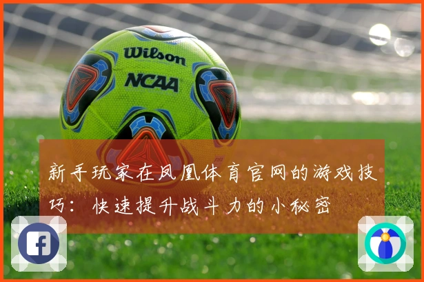 新手玩家在凤凰体育官网的游戏技巧：快速提升战斗力的小秘密